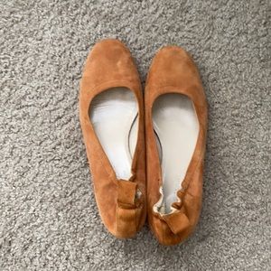 Everlane Day heel mustard suede 6.5